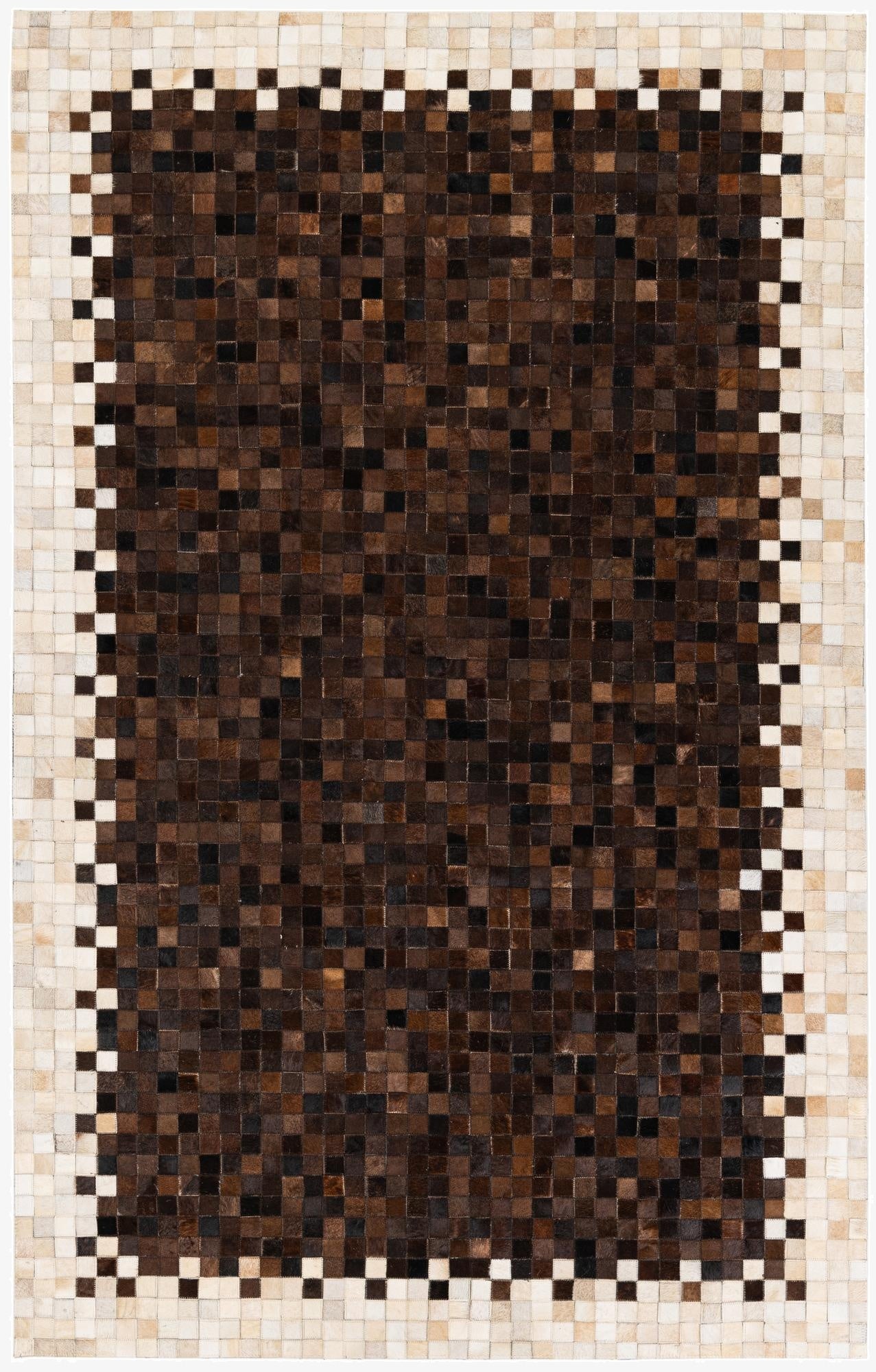  5' 1 x 7' 11 Cowhide Stocks Rug