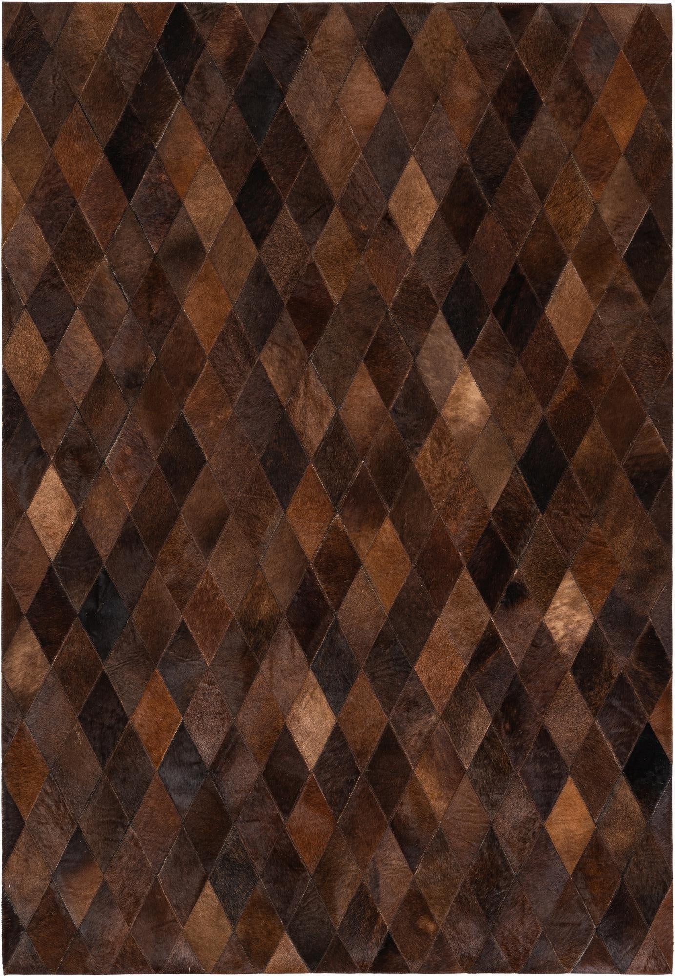  4' 1 x 5' 10 Cowhide Stocks Rug