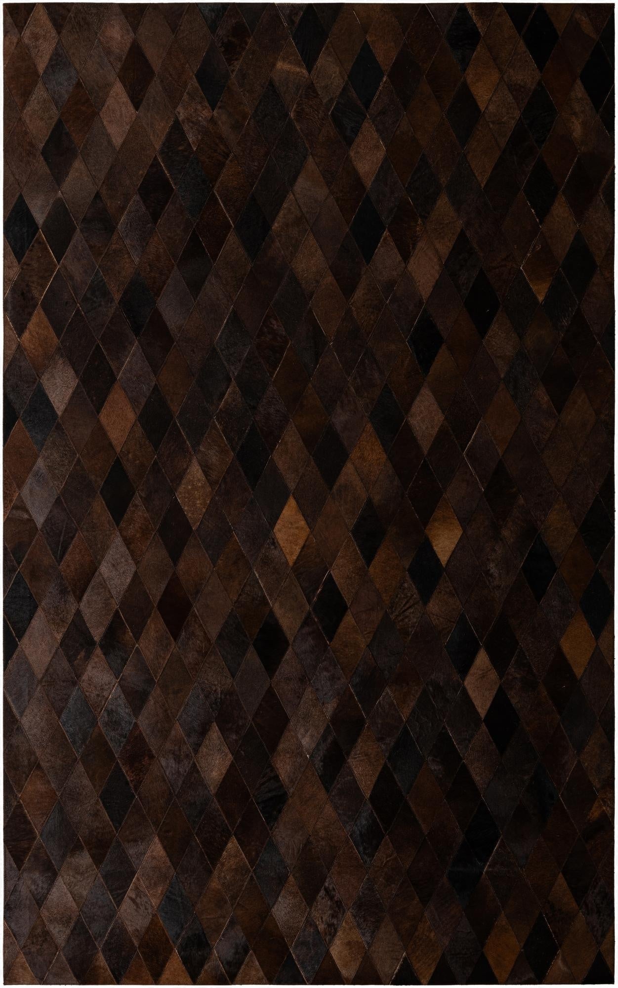  5' x 7' 11 Cowhide Stocks Rug
