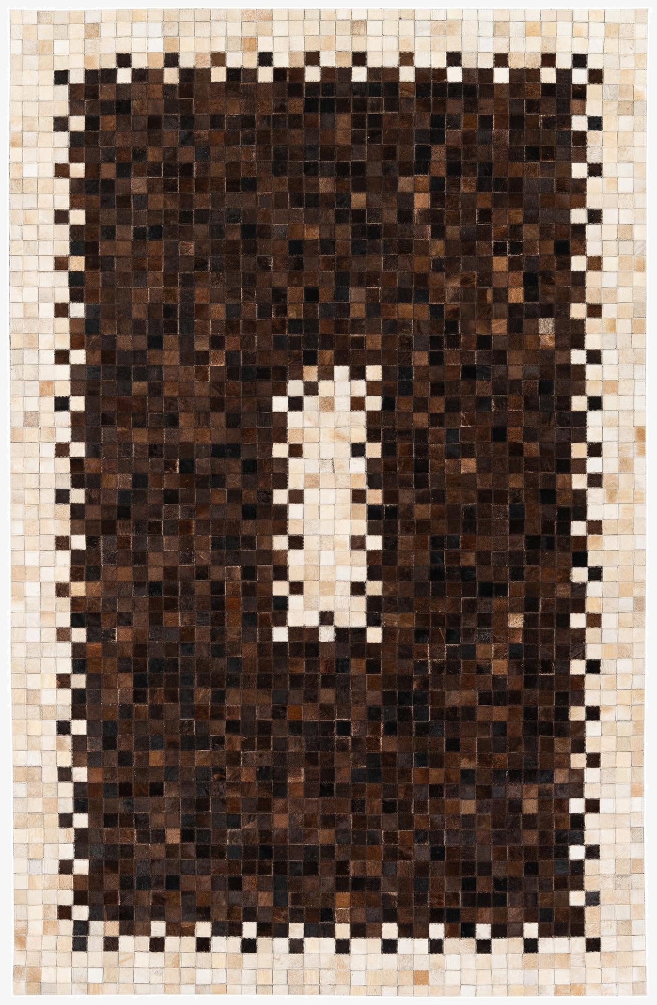  5' 2 x 8' Cowhide Stocks Rug