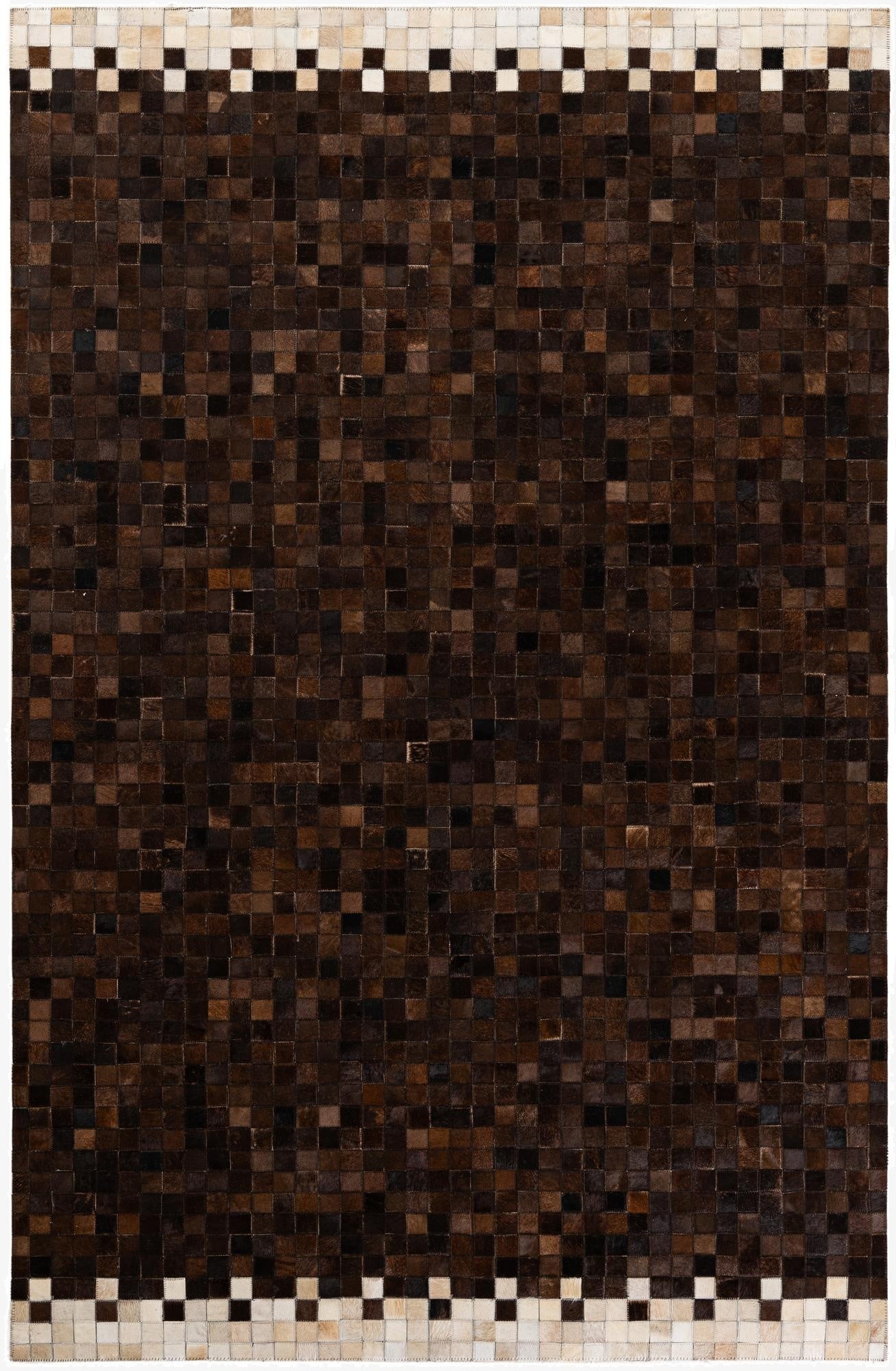  5' 1 x 7' 11 Cowhide Stocks Rug