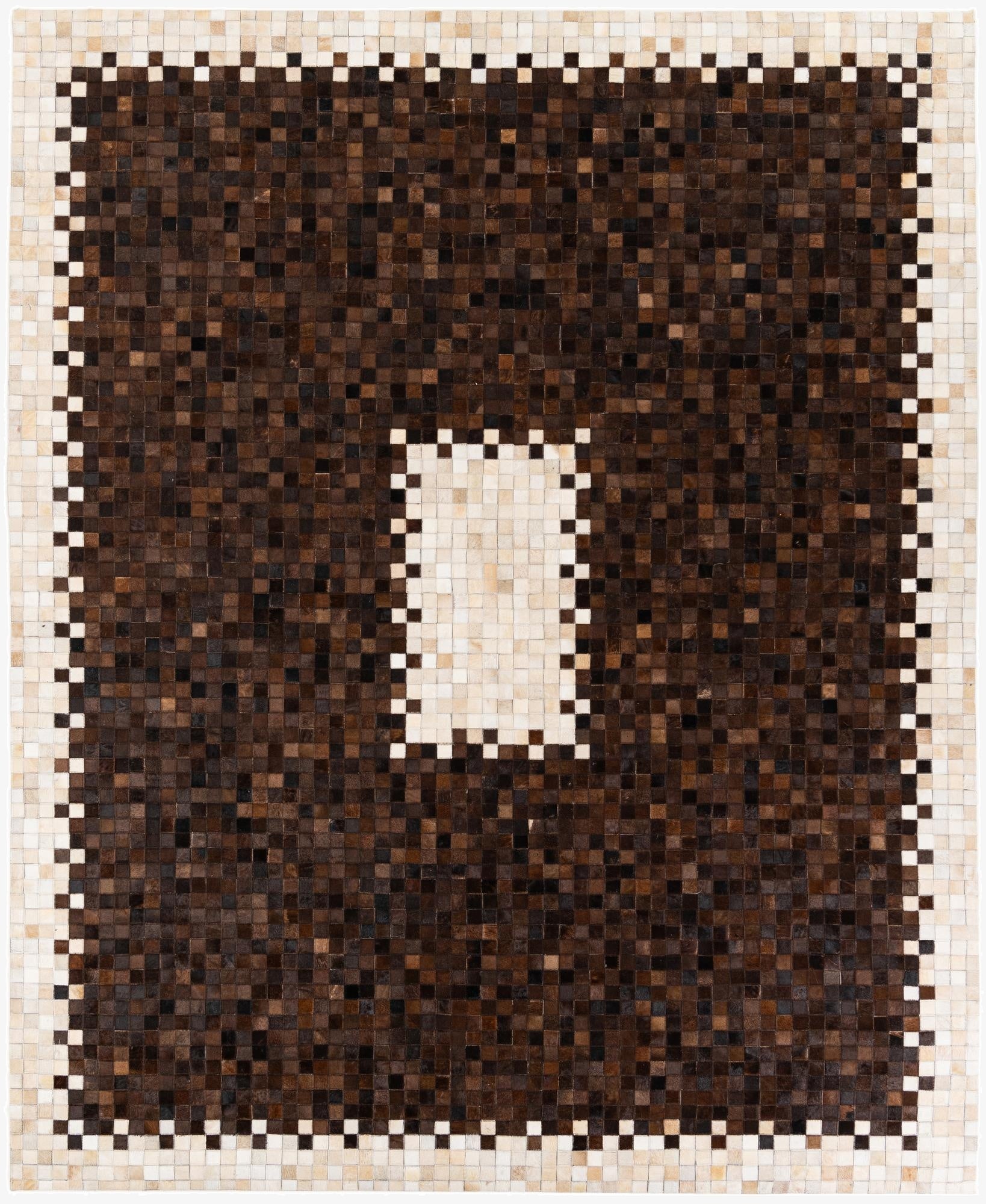  8' x 9' 10 Cowhide Stocks Rug