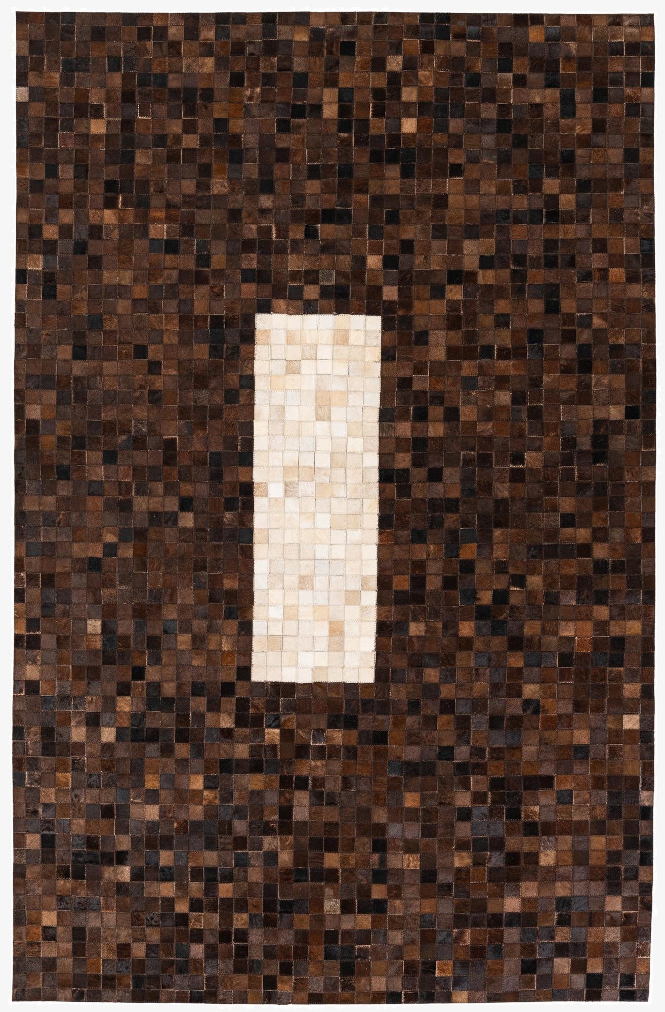  5' 1 x 7' 11 Cowhide Stocks Rug