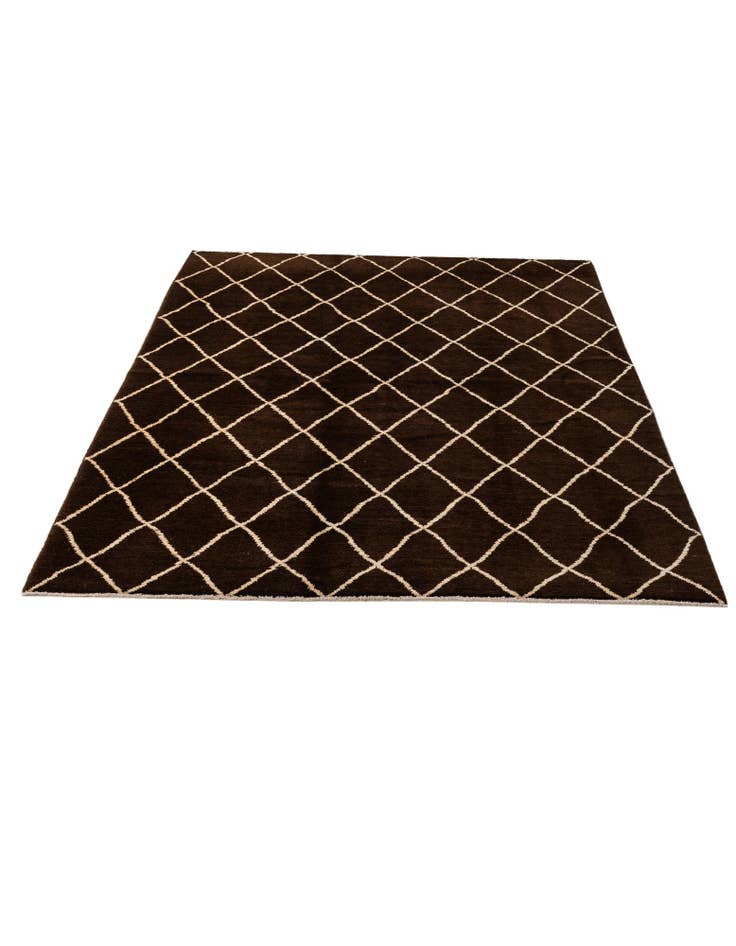 Detail image of  5' 6 x 7' 10  Hand Knotted Darya Wool Rug