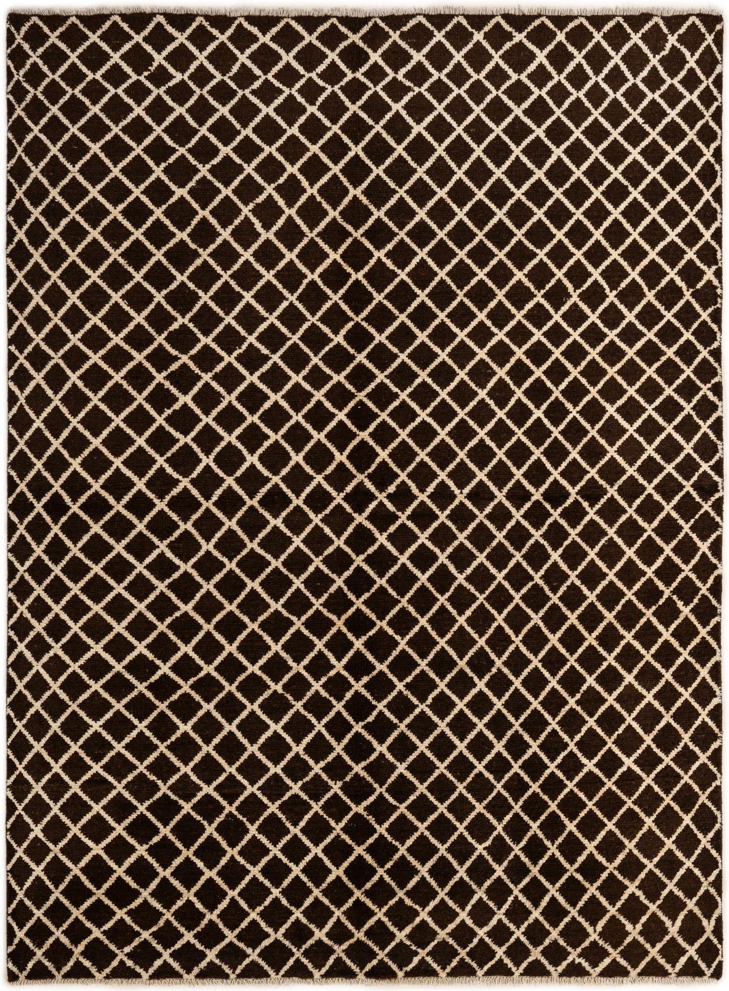  5' 8 x 7' 8  Hand Knotted Darya Wool Rug