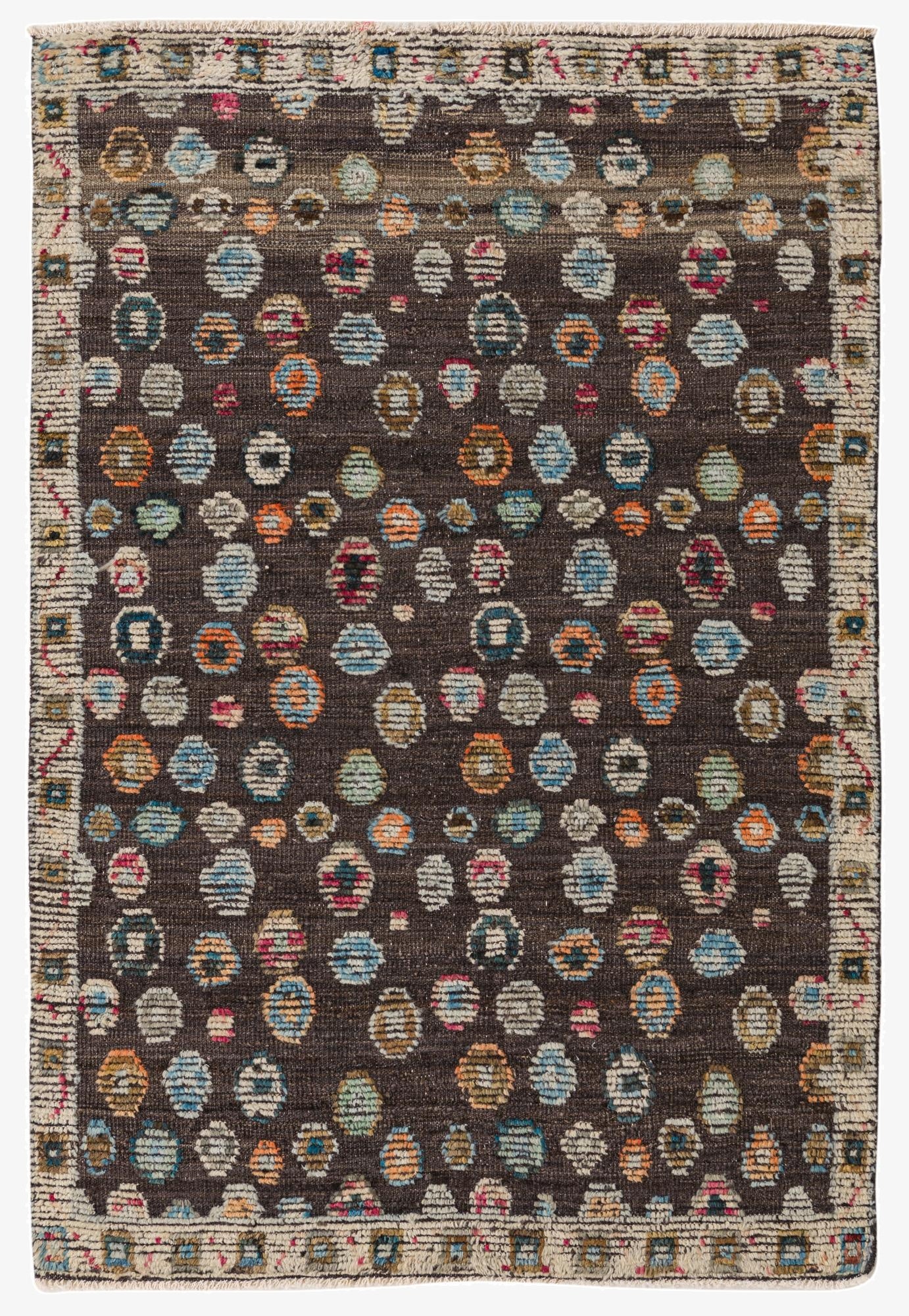  4' 3 x 6' 3  Hand Knotted Darya Wool Rug