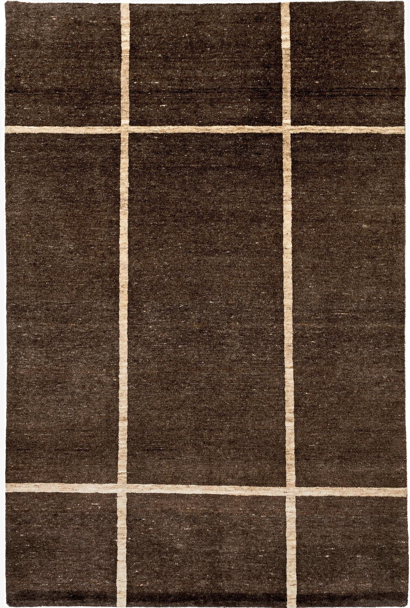  4' x 5' 10  Hand Knotted Gabbeh Wool Rug