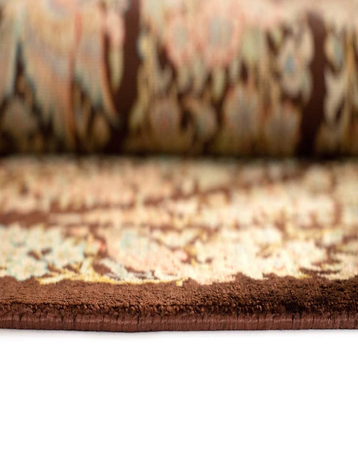 Detail image of  2' 8 x 4' Ghom Silk Rug