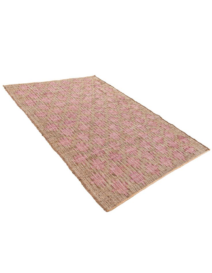 Detail image of  4' 4 x 5' 10  Hand Woven Kala Handwoven Jute Rug