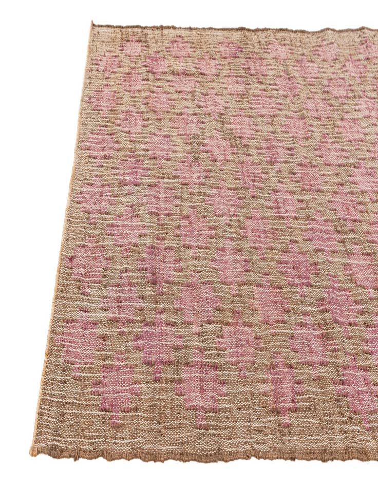 Detail image of  4' 4 x 5' 10  Hand Woven Kala Handwoven Jute Rug