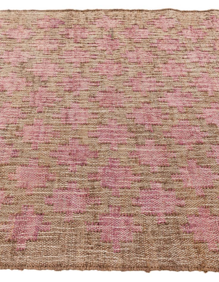 Detail image of  4' 4 x 5' 10  Hand Woven Kala Handwoven Jute Rug