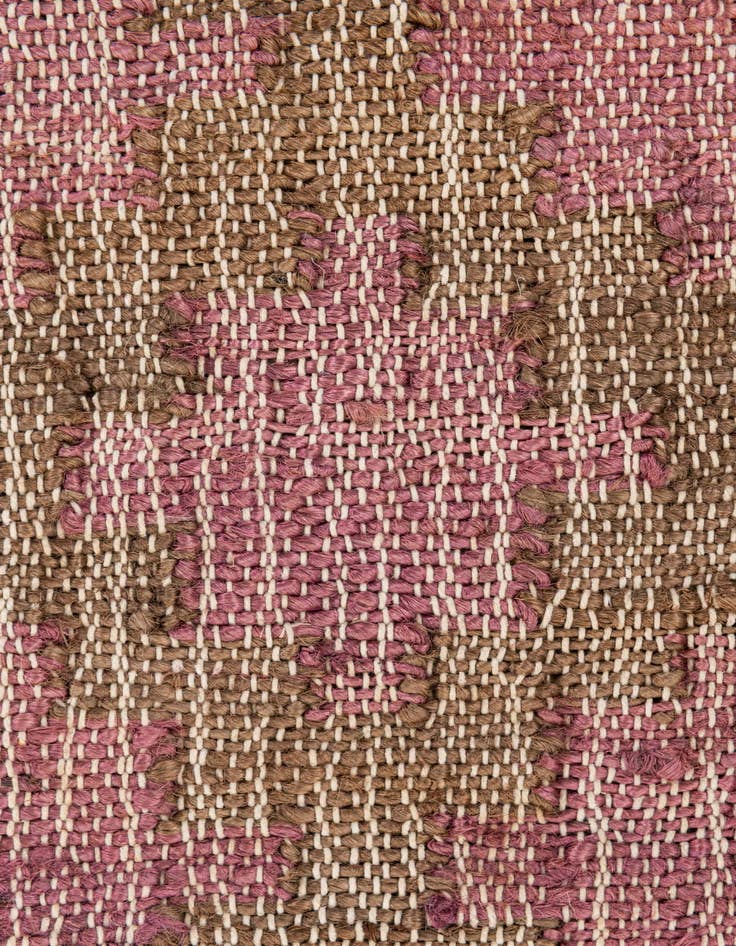 Detail image of  4' 4 x 5' 10  Hand Woven Kala Handwoven Jute Rug