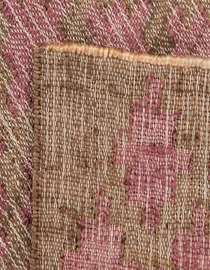 Detail image of  4' 4 x 5' 10  Hand Woven Kala Handwoven Jute Rug