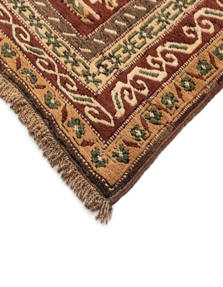 Detail image of  5' x 6' 7  Hand Knotted Kars Wool Rug