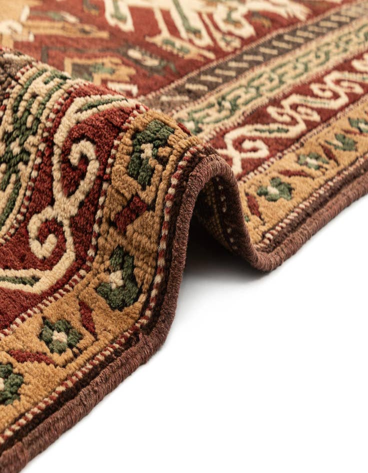 Detail image of  5' x 6' 7  Hand Knotted Kars Wool Rug