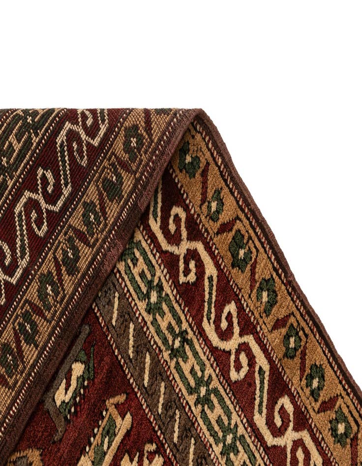 Detail image of  5' x 6' 7  Hand Knotted Kars Wool Rug