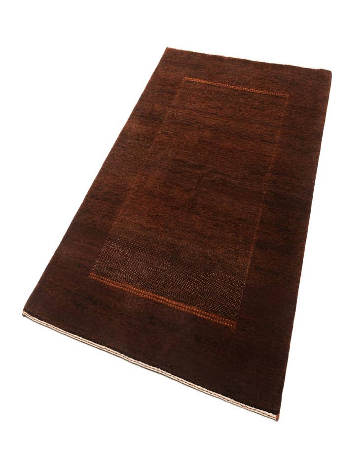 Detail image of  4' 10 x 6' 10  Hand Knotted Kashkuli Gabbeh Oriental Wool Rug