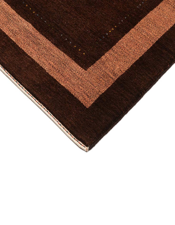 Detail image of  5' x 6' 8  Hand Knotted Kashkuli Gabbeh Wool Rug