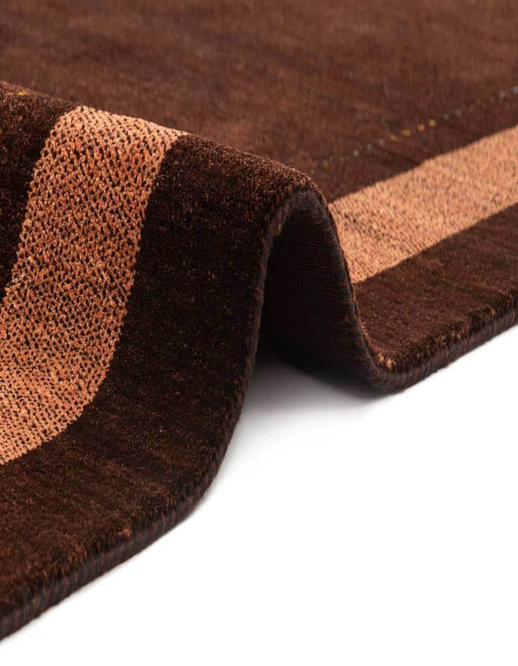 Detail image of  5' x 6' 8  Hand Knotted Kashkuli Gabbeh Wool Rug