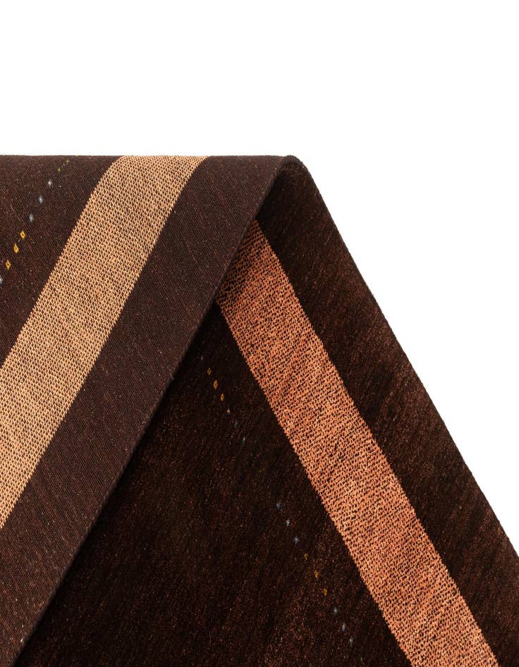 Detail image of  5' x 6' 8  Hand Knotted Kashkuli Gabbeh Wool Rug