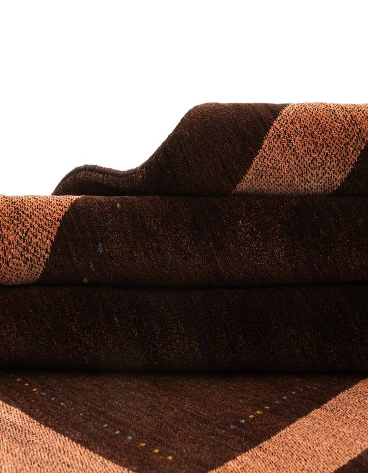 Detail image of  5' x 6' 8  Hand Knotted Kashkuli Gabbeh Wool Rug