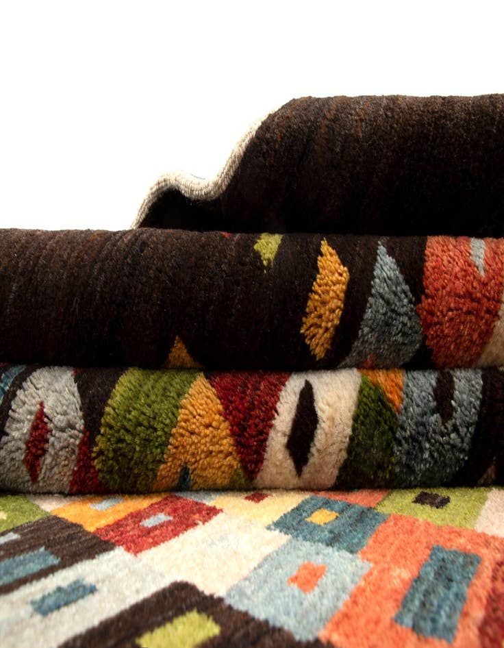 Detail image of  5' x 6' 6 Kashkuli Wool Rug