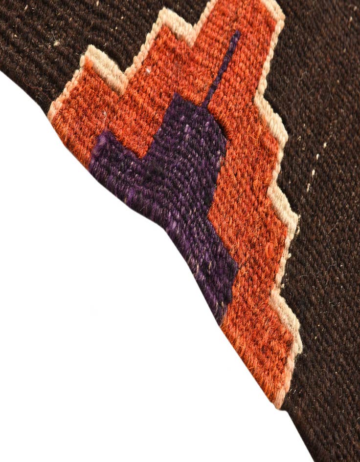 Detail image of  3' 3 x 3' 10  Hand Woven Kilim Fars Wool Rug