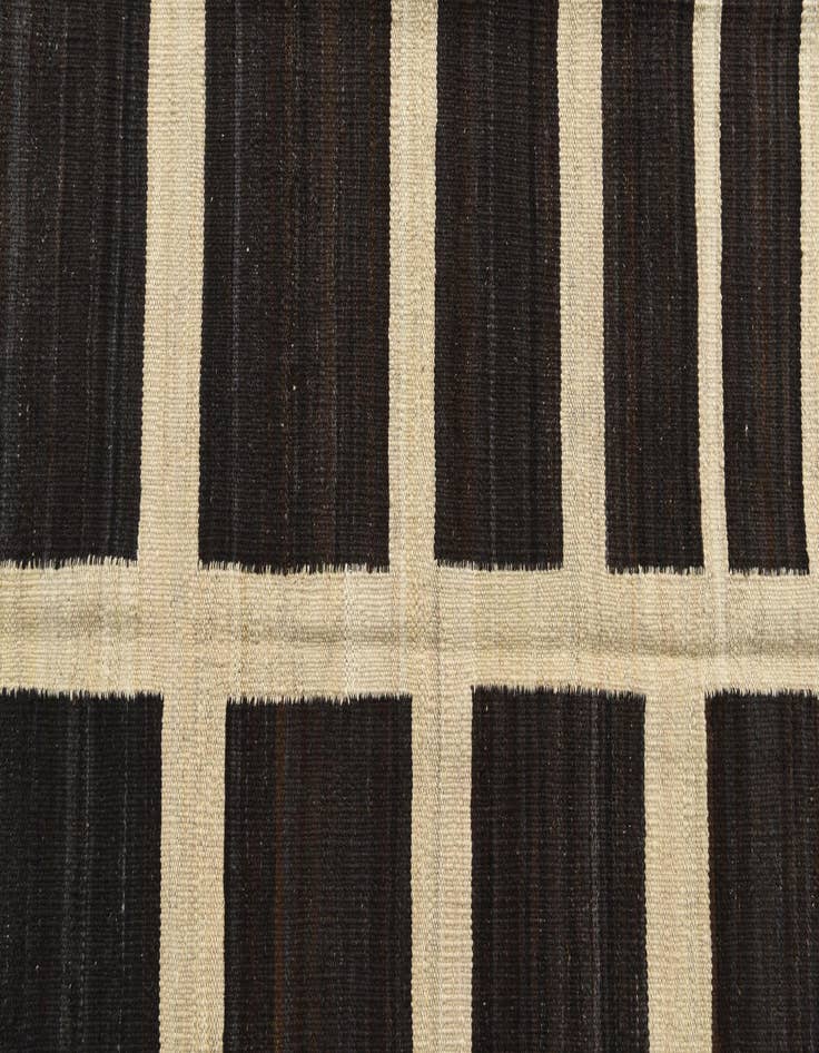 Detail image of  5' x 6' 4  Hand Woven Kilim Modern Wool Rug