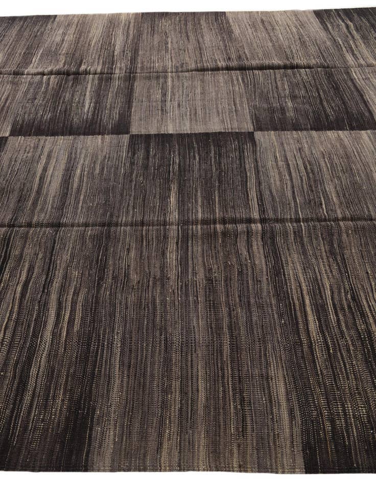 Detail image of  9' 1 x 11' 6  Hand Woven Kilim Modern Wool Rug