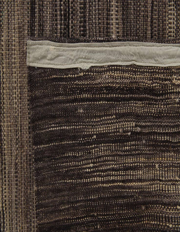 Detail image of  9' 1 x 11' 6  Hand Woven Kilim Modern Wool Rug