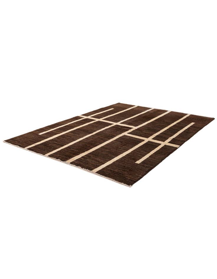 Detail image of  5' 9 x 7' 8  Hand Knotted Modern Ziegler Wool Rug