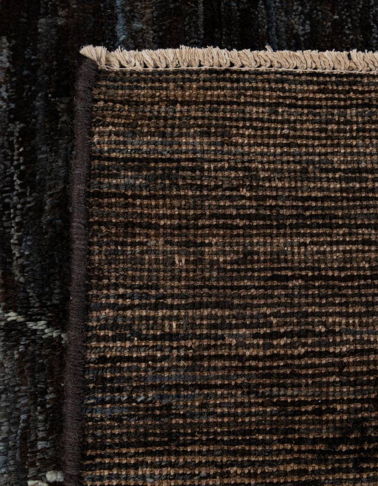 Detail image of  4' 9 x 6' 4  Hand Knotted Moroccan Wool Rug