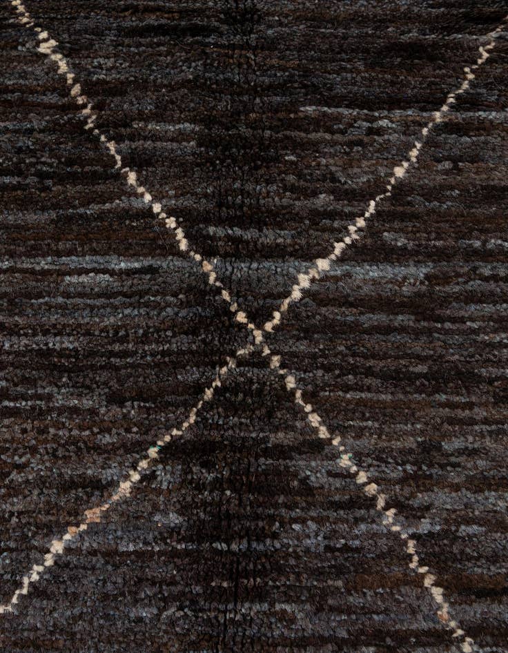 Detail image of  5' x 7' 4  Hand Knotted Moroccan Wool Rug