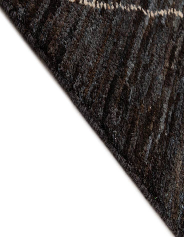 Detail image of  5' 3 x 7' 4  Hand Knotted Moroccan Wool Rug