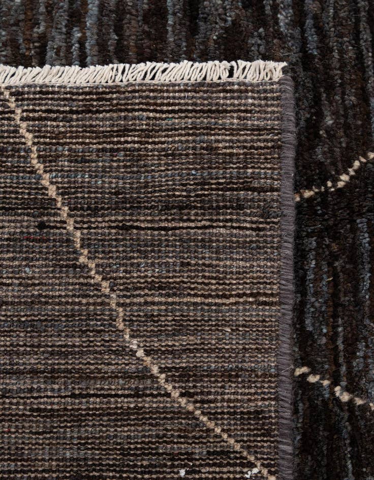 Detail image of  5' 3 x 7' 4  Hand Knotted Moroccan Wool Rug