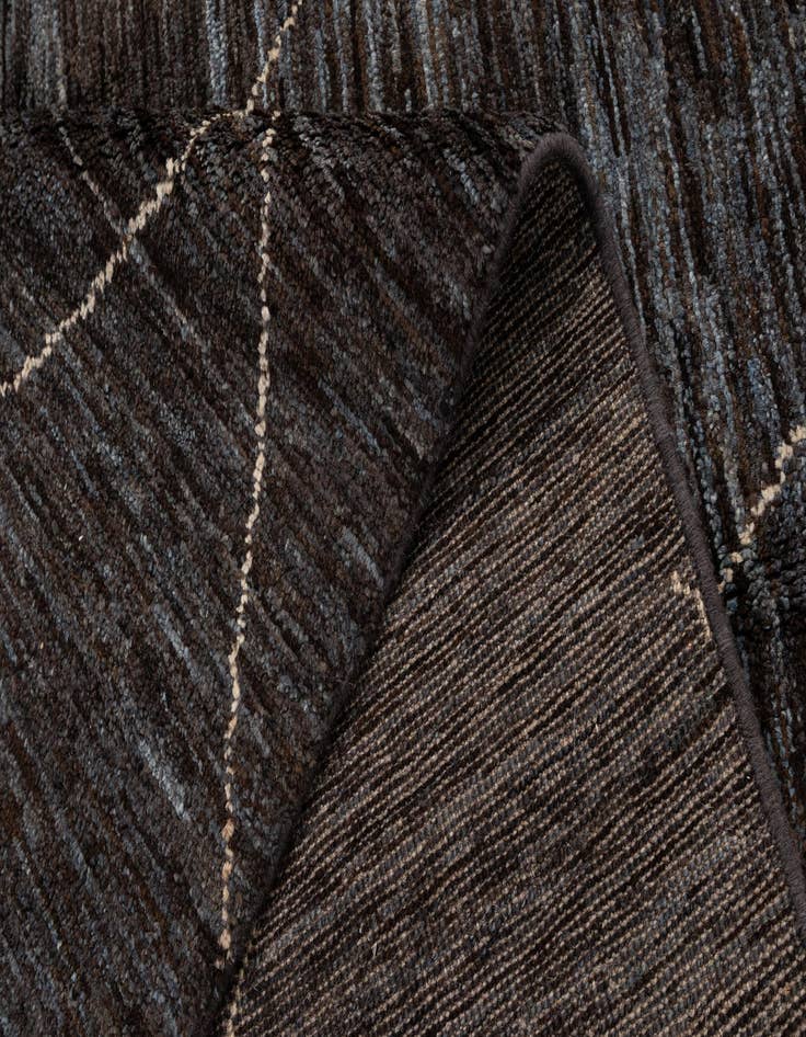 Detail image of  5' 3 x 7' 4  Hand Knotted Moroccan Wool Rug