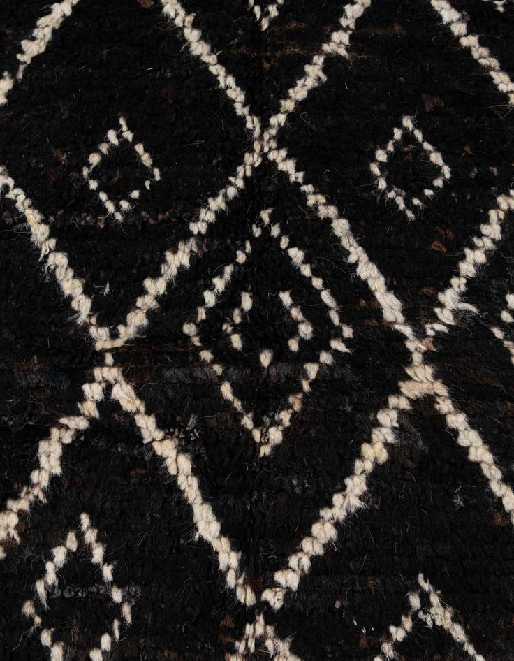 Detail image of  5' 4 x 7' 10  Hand Knotted Moroccan Wool Rug