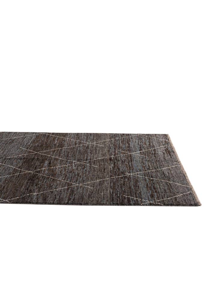 Detail image of  5' 2 x 7' 7  Hand Knotted Moroccan Wool Rug