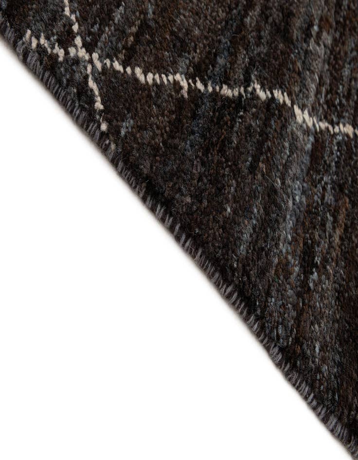 Detail image of  5' 2 x 7' 7  Hand Knotted Moroccan Wool Rug