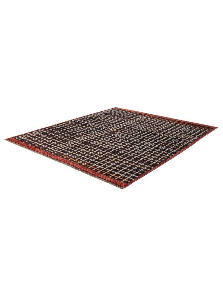 Detail image of  8' 1 x 9' 5  Hand Knotted Moroccan Wool Rug