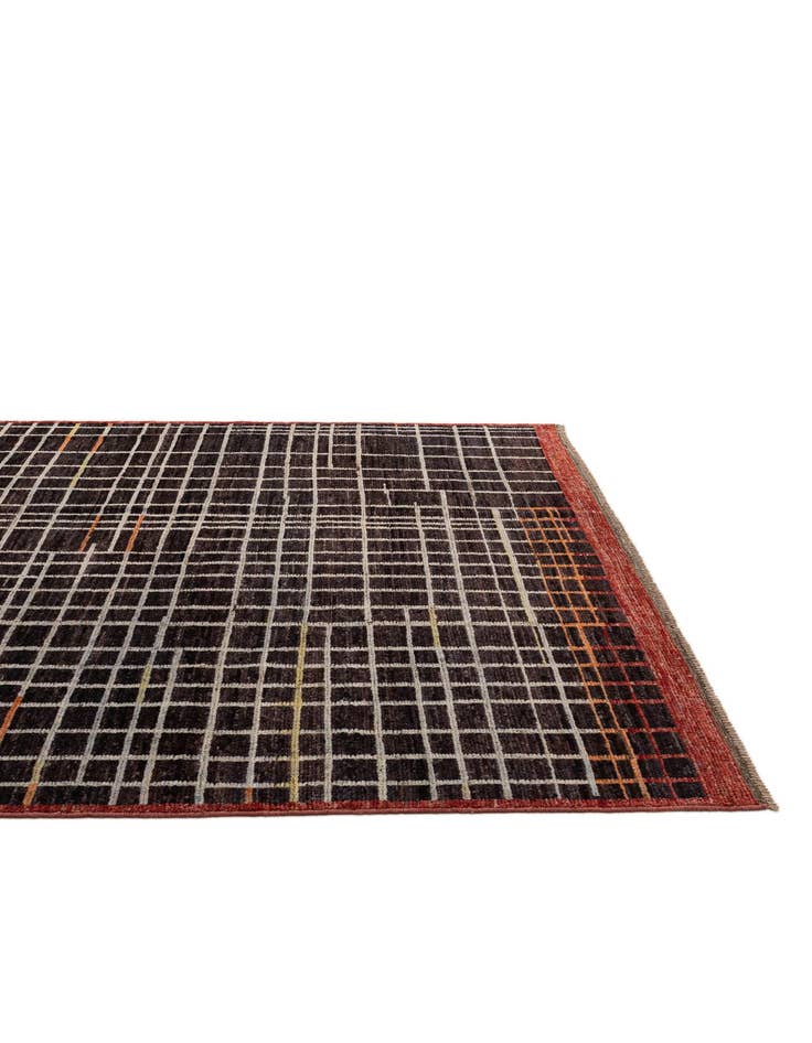 Detail image of  8' 1 x 9' 5  Hand Knotted Moroccan Wool Rug