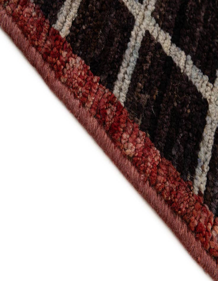 Detail image of  8' 1 x 9' 5  Hand Knotted Moroccan Wool Rug