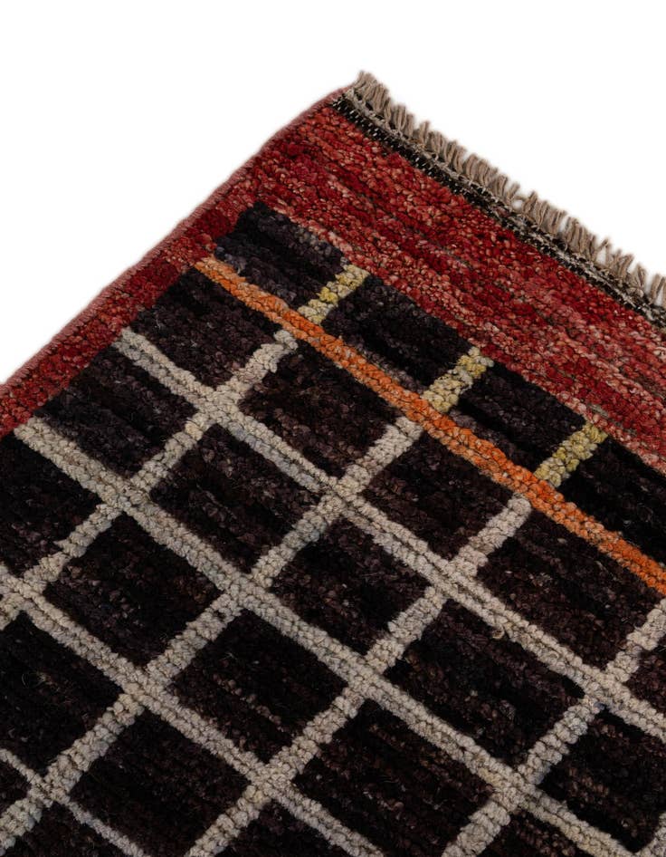 Detail image of  8' 1 x 9' 5  Hand Knotted Moroccan Wool Rug