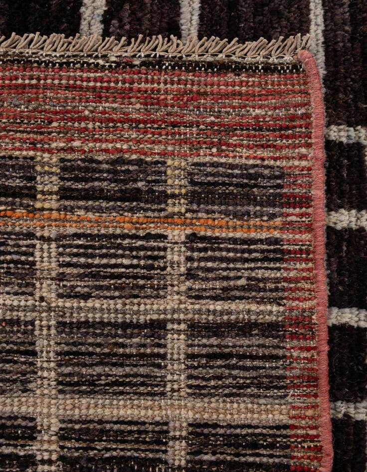 Detail image of  8' 1 x 9' 5  Hand Knotted Moroccan Wool Rug