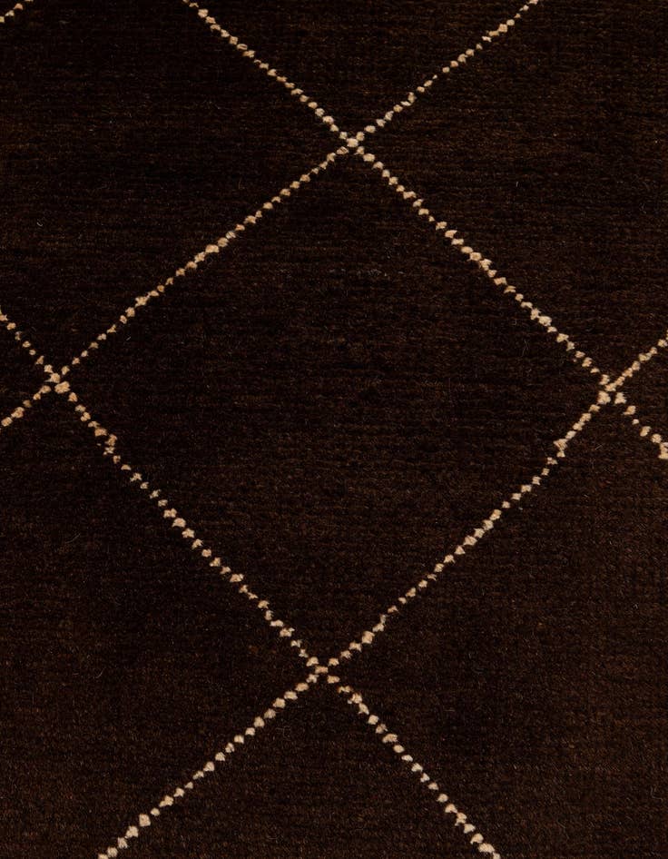 Detail image of  8' 2 x 9' 9  Hand Knotted Moroccan Wool Rug