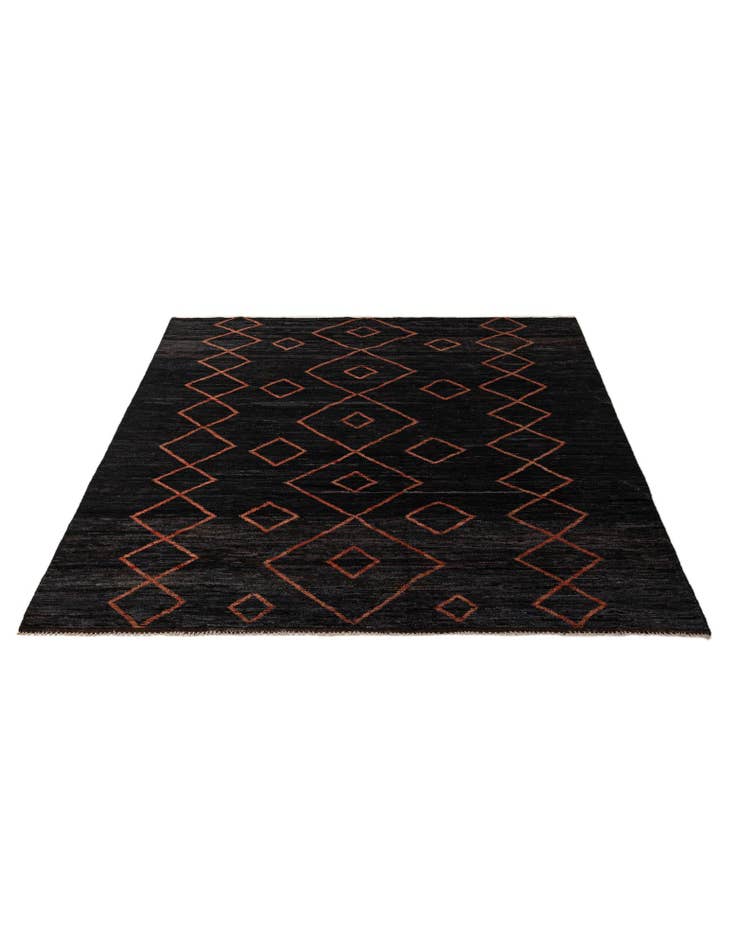 Detail image of  8' 6 x 11' 8  Hand Knotted Moroccan Wool Rug