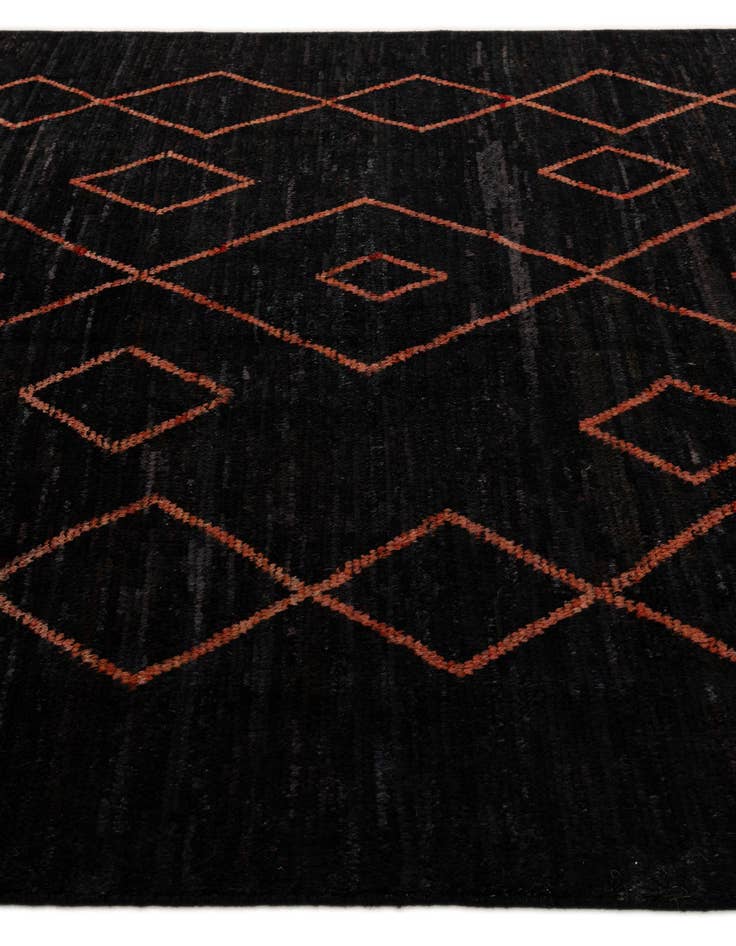 Detail image of  8' 6 x 11' 8  Hand Knotted Moroccan Wool Rug