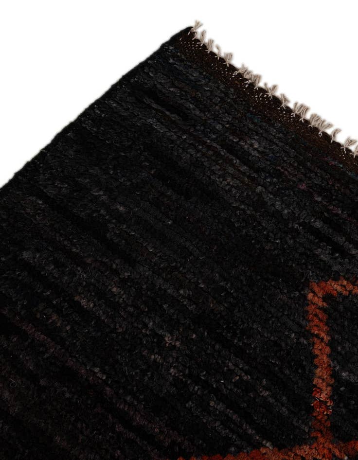 Detail image of  8' 6 x 11' 8  Hand Knotted Moroccan Wool Rug