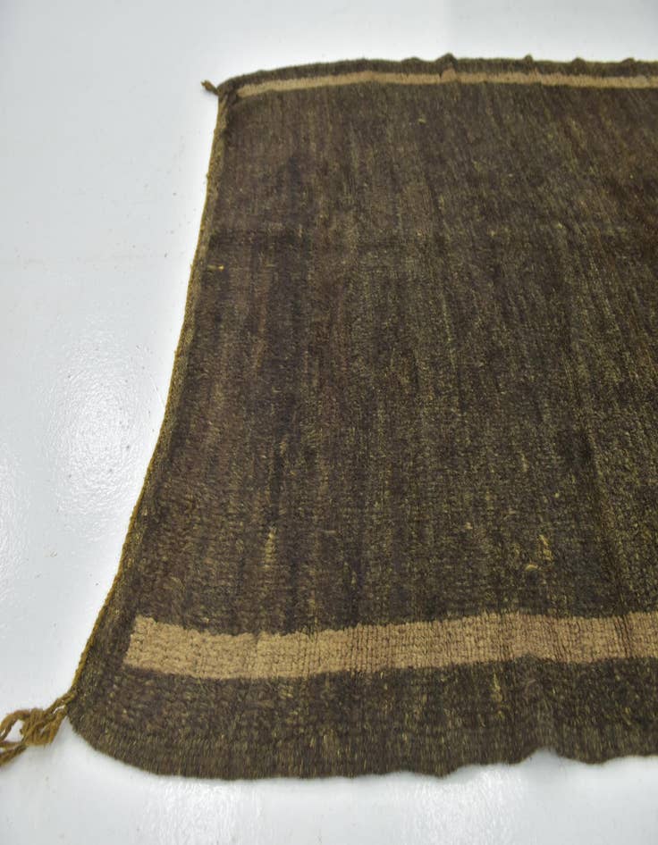 Detail image of  4' x 6' 5  Hand Knotted Moroccan Wool Rug