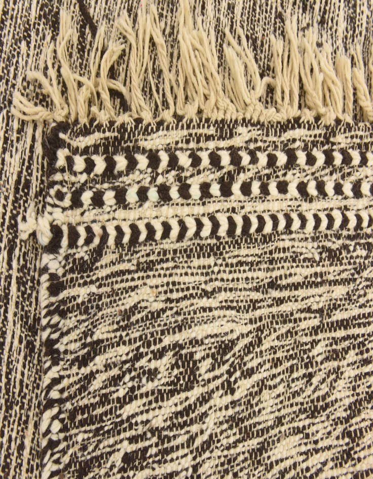 Detail image of  6' 10 x 9' 10  Hand Knotted Moroccan Wool Rug